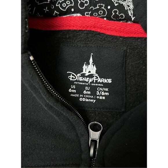 Disney Infant Hoodie - I Am Mickey Mouse Zip-Up Hoodie Size 6 Months - Picture 4 of 6